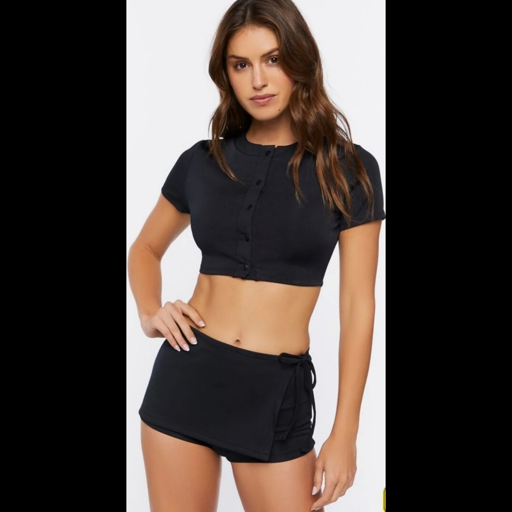 Retro Wrap Bikini Bottoms